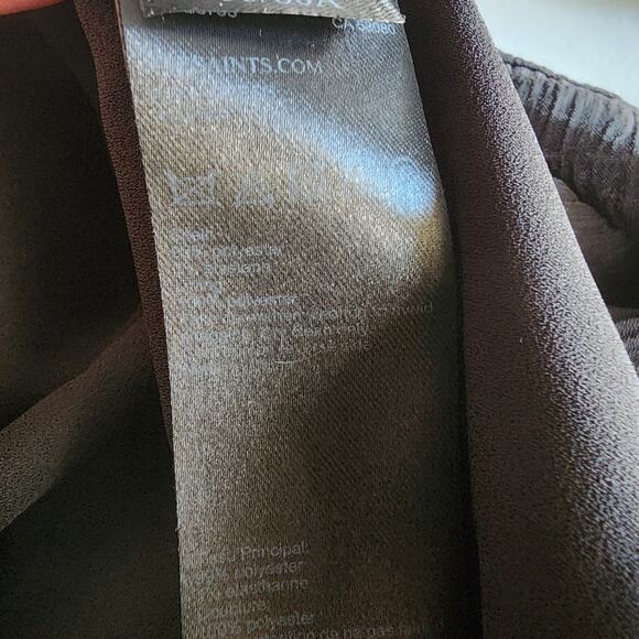 All Saints Rene Ruffle Bottom Short Sleeve Wrap Dress Black - Picture 8 of 9